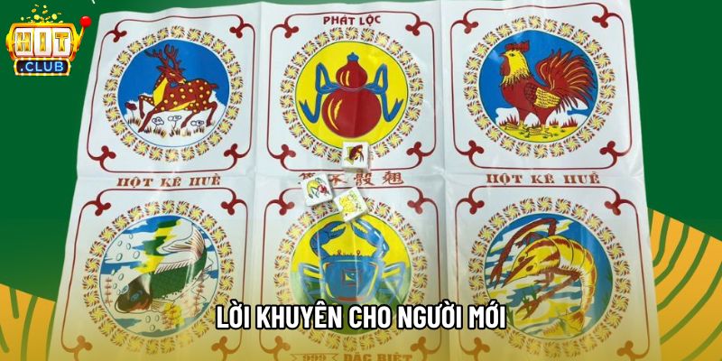 Lời khuyên cho người mới